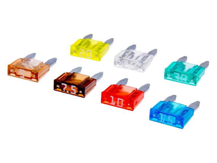 Lot de 7 mini-fusibles