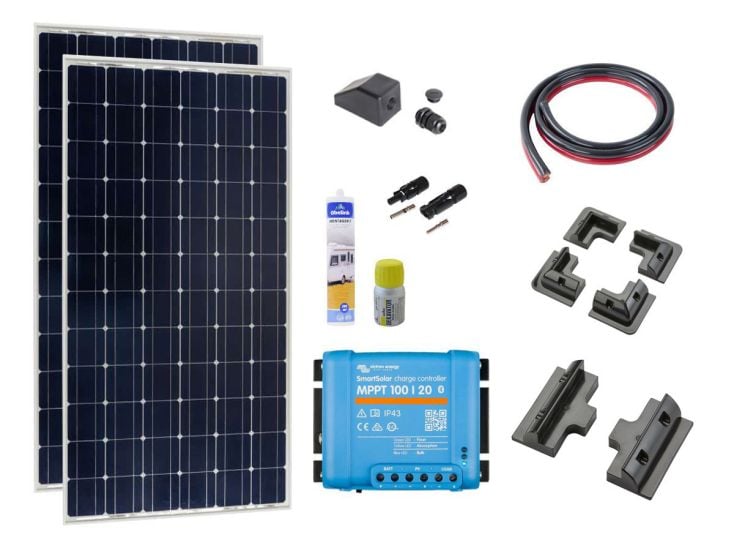 Victron kit solaire 185 W - 2 panneaux Victron kit solaire 185 W - 2 panneaux