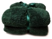 Unique Living Teddy Plaid - Dark Green thumbnail