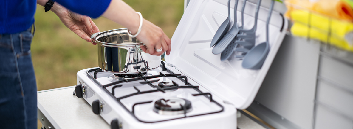 Ensemble de casseroles de camping - Gamelle - 2 pièces - Aluminium -  Gamelle - Cuisine Plein air