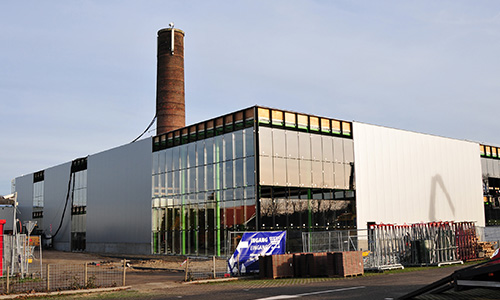 Construction du hall des camping-cars et caravanes Obelink Misterweg