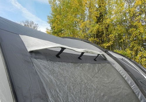Ouvertures de ventilation tente
